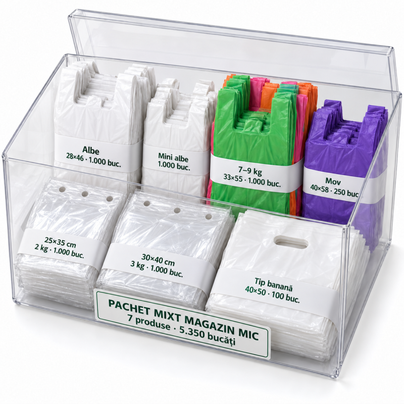 Pachet Mixt Magazin Mic – 7 produse, 5.350 bucăți